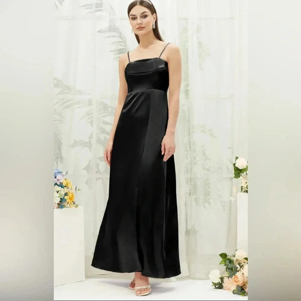 Sorella Vita satin dresss size 8 black